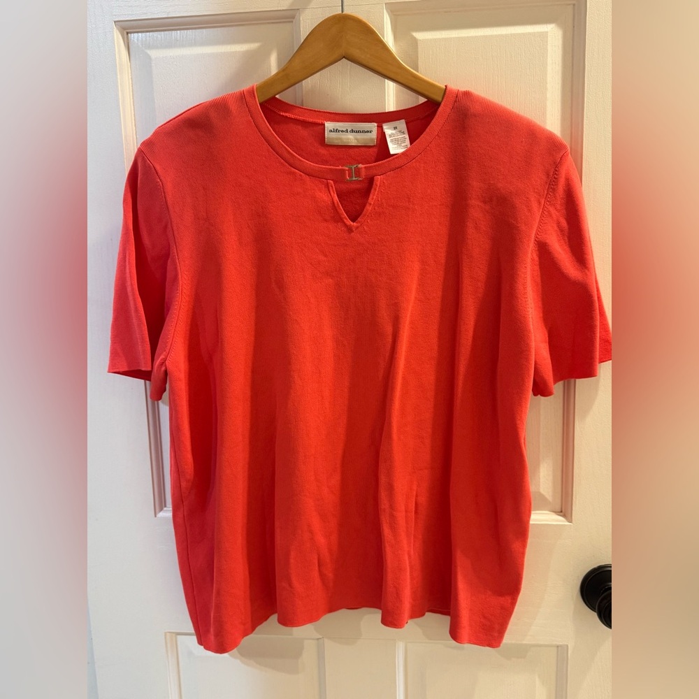 Alfred Dunner Coral Women's Top